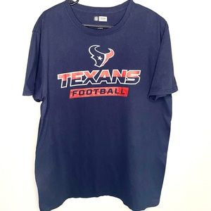 NFL Men’s Houston Texans T Shirt Size L Blue Tee